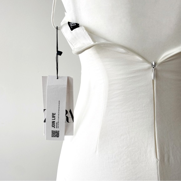 ZARA | White Asymmetrical Dress - Picture 3 of 8